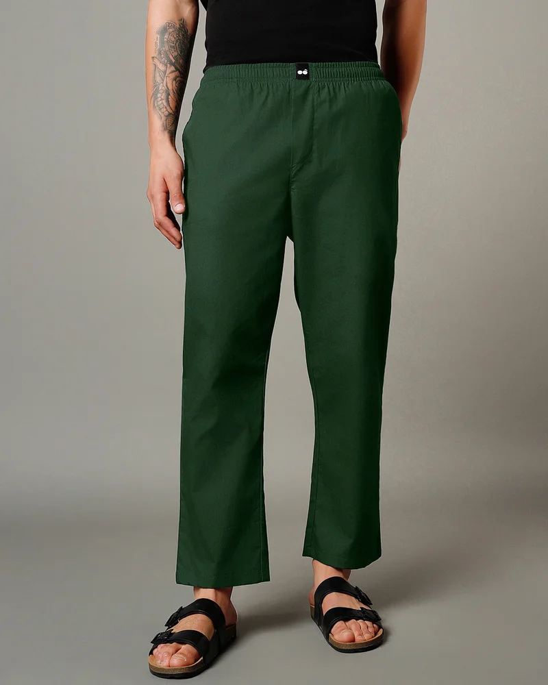 بيواكوف Men's Olive Pyjamas